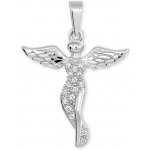 Soliter Stříbrný přívěsek Anděl s krystaly 446 001 00379 04 – Sleviste.cz