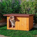 Ferplast Baita 80 dřevěná bouda pro psy 102 x 70 x 65,5 cm – HobbyKompas.cz