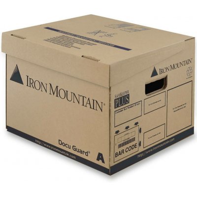 Iron Mountain DG/01A archivační krabice, 360 x 255 x 305 mm hnědá – Sleviste.cz
