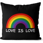 Impar Polštář LGBT Rainbow 55x55 – Sleviste.cz