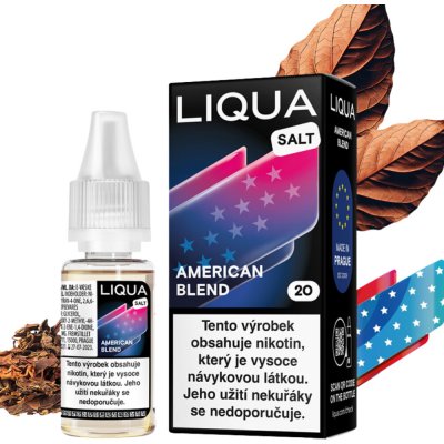 Liqua Salt American Blend 10 ml 10 mg – Sleviste.cz