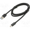 usb kabel Savio CL-101 USB 3.2, Gen 1 (3.1 Gen 1) USB A, USB C, 1m, černý