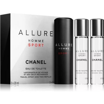 Chanel Allure Sport EDC 3 x 20 ml pro muže dárková sada