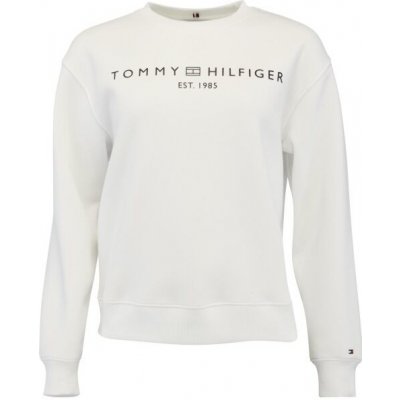 Tommy Hilfiger mikina dámská bílá s potiskem – Zbozi.Blesk.cz