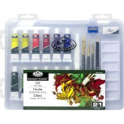 ROYAL & LANGNICKEL Akvarelové barvy v plastovém boxu 21 dílů