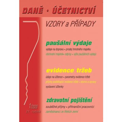 Daně Účetnictví Vzory a případy 1/2020 – Zbozi.Blesk.cz