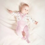 Bambusové punčocháče s kšandami růžové – Zboží Mobilmania