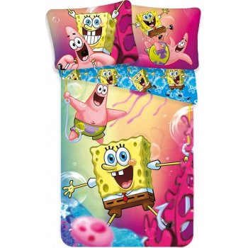 Jerry Fabrics bavlna povlečení Sponge Bob Movie 140x200 70x90