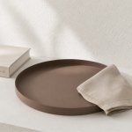 BOLTZE Podnos Rondella 40 cm hnědý – Zboží Mobilmania