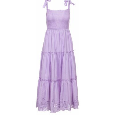 Guess dámské šaty s madeirou lila
