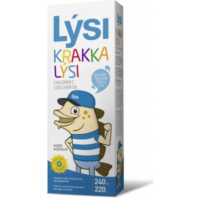 Lýsi Island olej z tresčích jater pro děti 240 ml – Hledejceny.cz