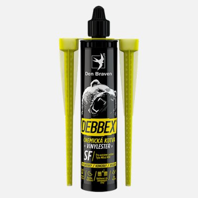 Den Braven Chemická kotva VINYLESTER SF Typ: kartuše, Barva: šedá, Balení (ml): 280 ml – Hledejceny.cz