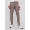 Pánské klasické kalhoty Emporio Armani kalhoty pánské šedá přiléhavé
