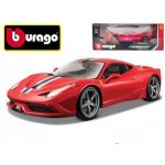 Bburago Ferrari 458 Spider Hotwheels červená 1:18 – Sleviste.cz