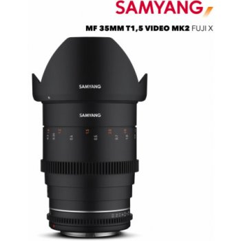 Samyang 35mm T1.5 VDSLR MK2 Fujifilm X