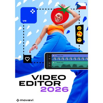 Čeština k produktu Movavi Video Editor 2026 – Sleviste.cz