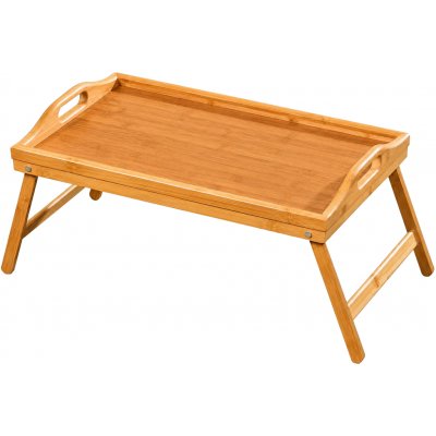 RealG RC-K-2599 Skládací bambusový podnos do postele – Zboží Živě