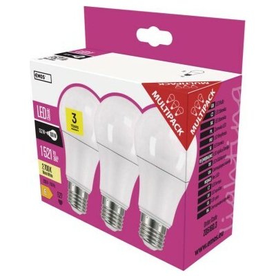 Emos LED žárovka Classic A60 14W E27 teplá bílá, 6 ks – Zboží Živě