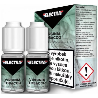 Ecoliquid Electra 2Pack Virginia Tobacco 2 x 10 ml 12 mg – Zbozi.Blesk.cz