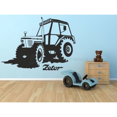 dekorace-steny.cz 441 - Samolepka na zeď - Traktor Zetor - 40 x 60 cm – Zboží Mobilmania