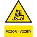 Walteco Pozor - vozíky 210x297mm, formát A4, plastová tabulka , 20039 – Zboží Dáma