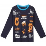 chlapecké tričko S DLOUHÝM RUKÁVEM Tmavě modrá – Zboží Dáma
