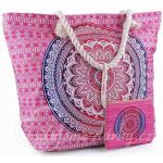 Letní plážová taška mandala s taštičkou pink – Hledejceny.cz