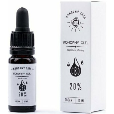 Konopný olej s 20 % CBD Konopný táta 10 ml