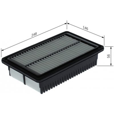 BOSCH F 026 400 558 Vzduchový filtr (F026400558) – Hledejceny.cz