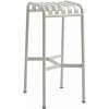 Zahradní židle a křeslo HAY Zahradní stolička Palissade Bar Stool, Sky Grey