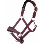 HKM Ohlávka polstrovaná Samantha bordeaux – Zboží Dáma