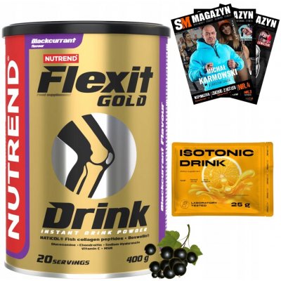 Nutrend Flexit Gold Drink Pomeranč černý rybíz 400 g