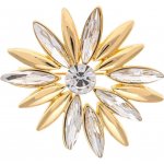 Biju Brož kytka zlatá 9002054 – Zboží Mobilmania