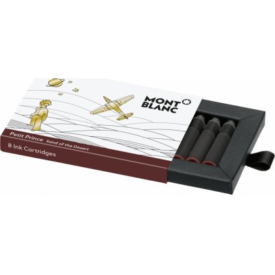 Monblanc Inkoustové bombičky Le Petit Prince and Aviator 8 ks hnědé 1503/7119599 8 ks – Zboží Živě