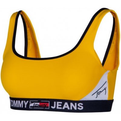 Tommy Hilfiger Tommy Jeans horní část bikin Bralette žlutá – Zbozi.Blesk.cz