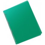 Karton P+P 4 kroužkový pořadač Transparent A5 25 mm zelený – Zboží Živě