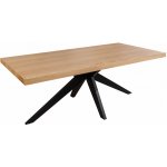 Anvicti Jídelní stůl ZEUS 200 cm dubová dýha JS46574 – Hledejceny.cz