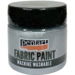 Metalická barva na textil PENTART 50 ml stříbrná – Zboží Dáma