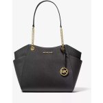 Michael Kors dámská kabelka Jet Set Large Saffiano Leather Shoulder černá – Hledejceny.cz