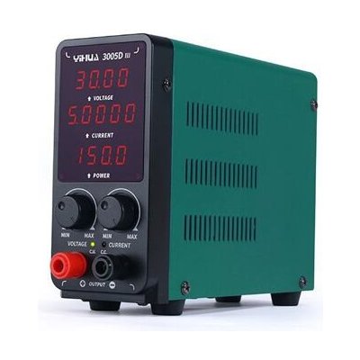 Laboratorní zdroj YIHUA 3005D-III, 30V/5A, spínaný, se zobrazením výkonu – Hledejceny.cz