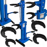 VORFAL Hydraulický stahovák pružin 1T (1000 kg) – stojanový s výměnnými adaptéry | Zboží Auto