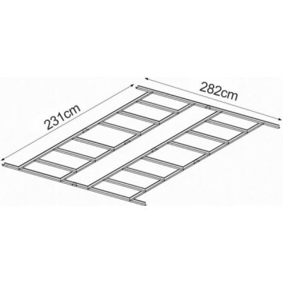 Podlahová konštrukcia na domček Strend Pro, pre 2172913, 231x282 cm – Hledejceny.cz
