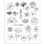Starnails Vodolepky na nehty Flowers STZ-885 – Hledejceny.cz