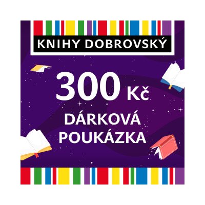 Knihomolská elektronická dárková poukázka 300 Kč – Zboží Dáma