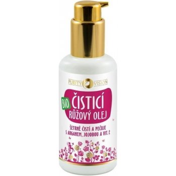 Purity Vision BIO Růžový čistící olej s Arganem, Jojobou a Vit.E 100 ml