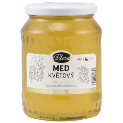 Pleva Med květový z akátové oblasti 1 kg – Zbozi.Blesk.cz