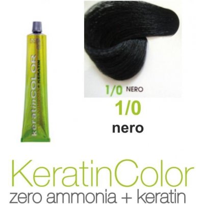 BBcos Keratin Color barva na vlasy 1/0 100 ml