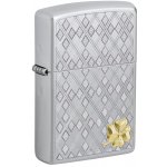 Zippo benzínový ARGYLE CLOVER 20406 205 – Zboží Dáma