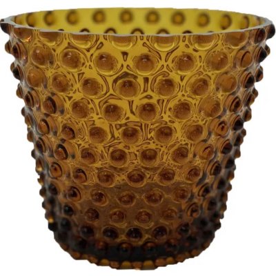 Váza, Svícen, Květináč, Mísa 16cm - Hobnail – Ananas – amber – Hledejceny.cz