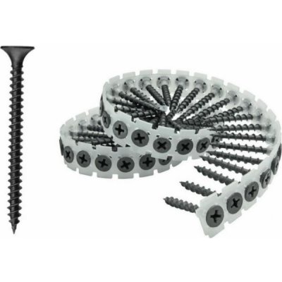 1000ks Páskované šrouby pro sádrokarton/kov pro vrtačky na sádrokarton Makita FS4000 a FS4000X2 (Maktia F-31153) - 3.9x35mm – Hledejceny.cz